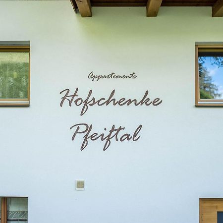 Hofschenke Pfeiftal - Almenrausch Leilighet San Martino In Passiria  Eksteriør bilde